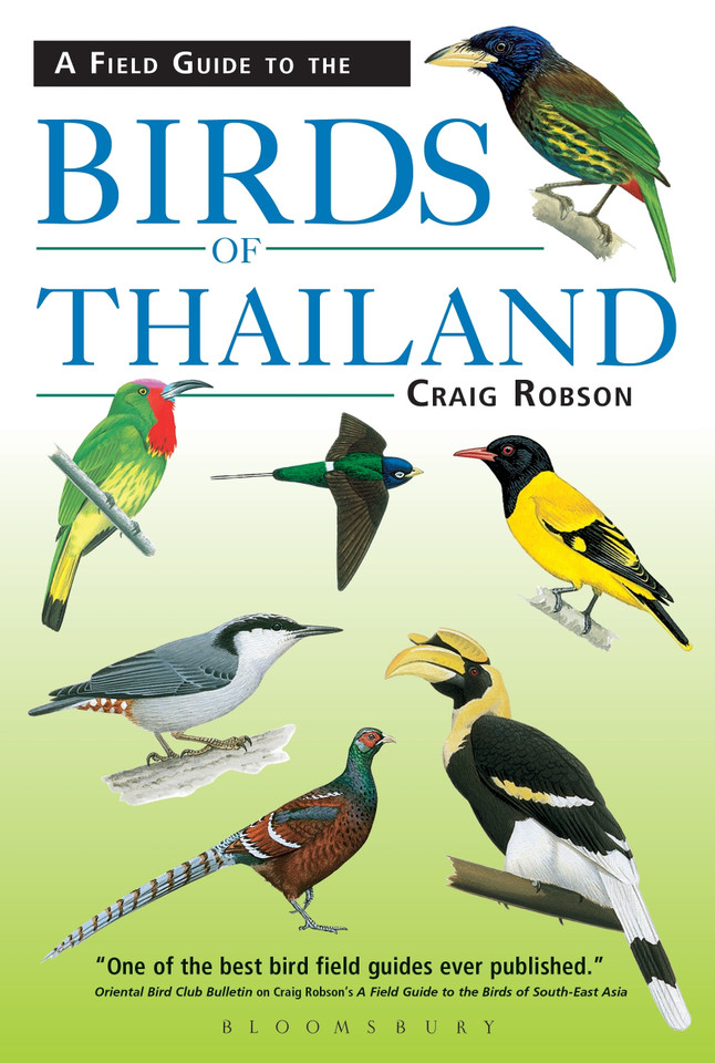 Field Guide to the Birds of Thailand (Helm Field Guides) book cover by Craig Robson