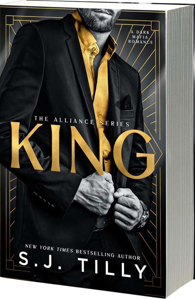 KING book cover by S.J. Tilly