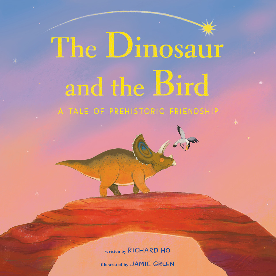The Dinosaur and the Bird: A Tale of Prehistoric Friendship book cover by Richard Ho