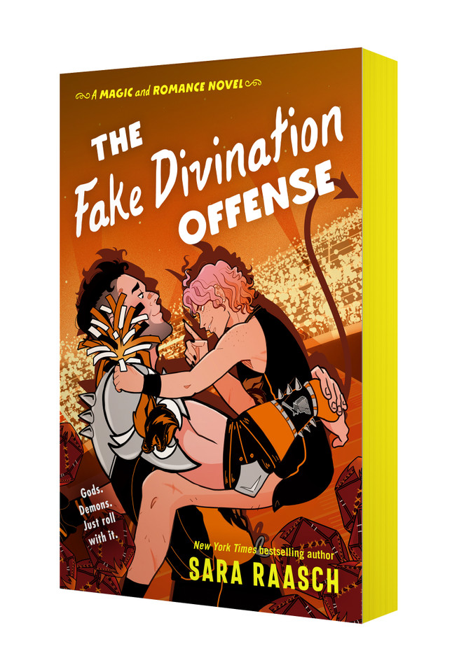 The Fake Divination Offense: A Magic & Romance Novel book cover by Sara Raasch