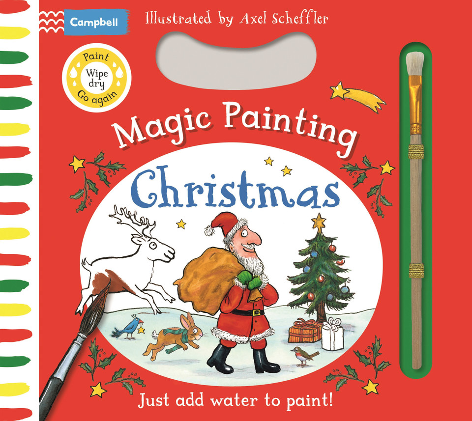 Christmas Magic Painting: Just add water to paint! book cover by 