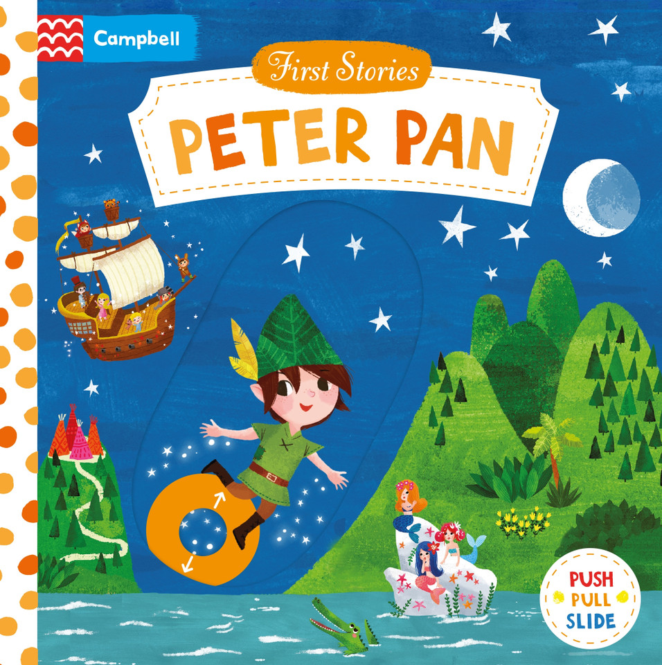 Peter Pan: A Push, Pull, Slide Book book cover by Campbell Books