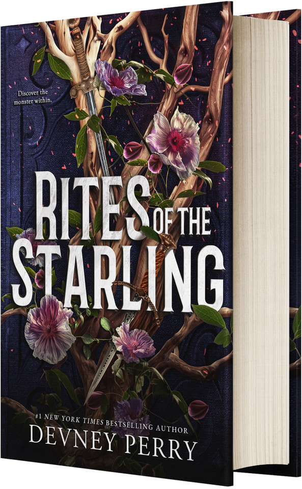 Rites of the Starling: A Slow-Burn Epic Romantasy (Shield of Sparrows #2) book cover by Devney Perry