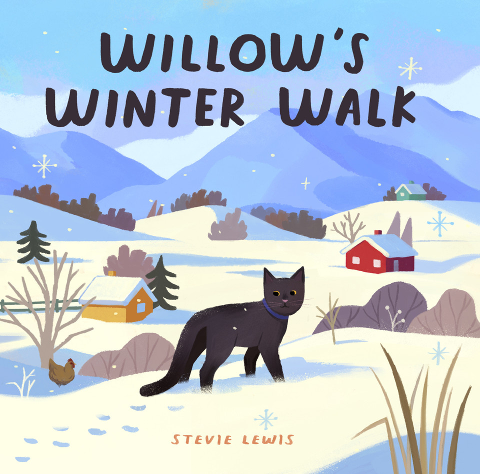 Willow's Winter Walk book cover by Stevie Lewis