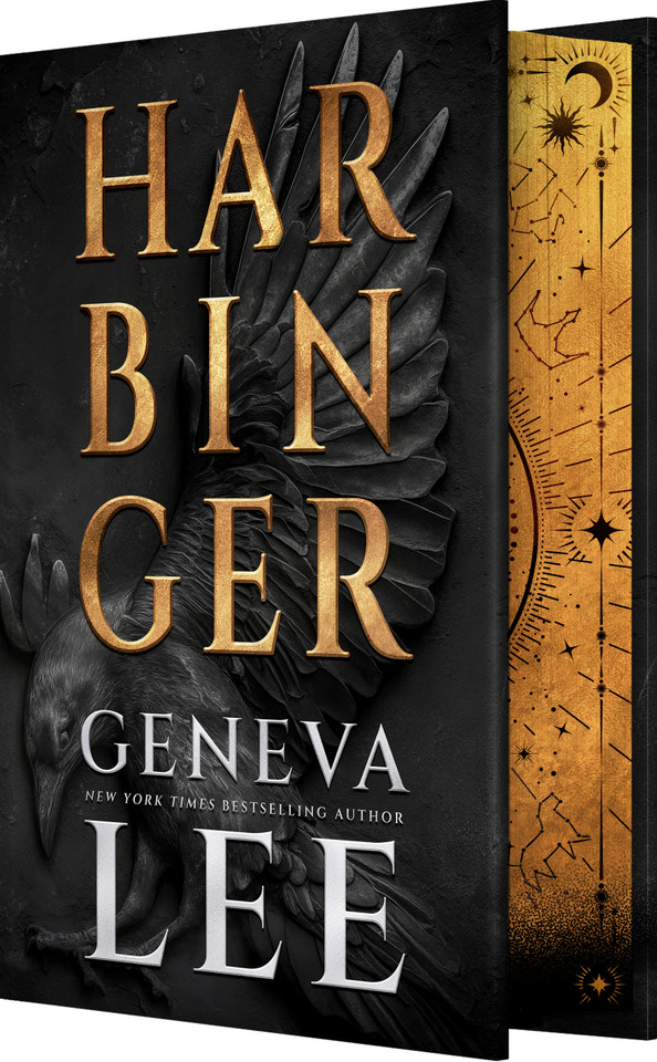 Harbinger: a slow-burn romantasy with dangerous magic and deadly secrets (Harbinger #1) book cover by Geneva Lee
