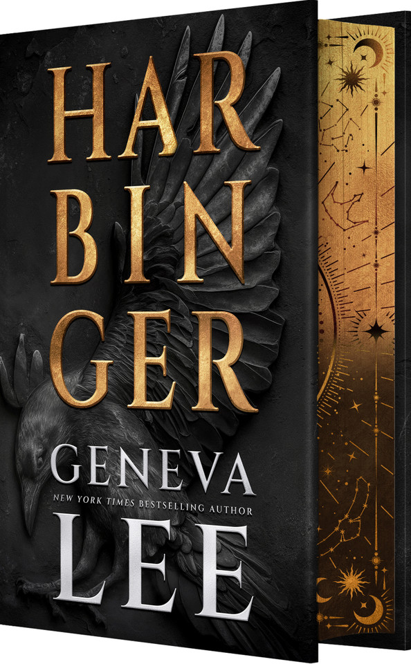 Harbinger book cover by Geneva Lee