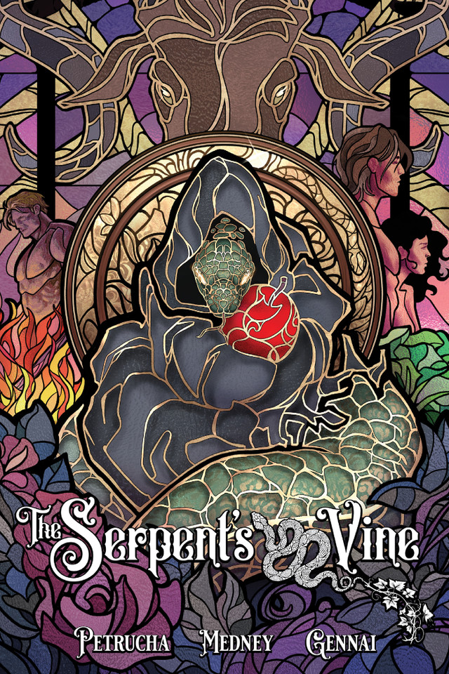 Serpent's Vine book cover by Matthew Medney, Stefan Petrucha