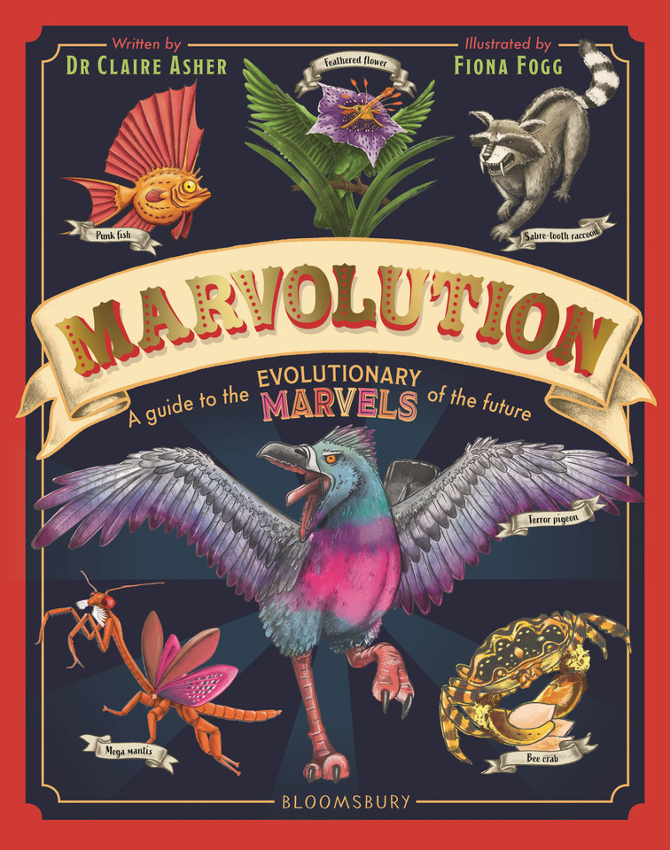 Marvolution: A Guide to the Evolutionary Marvels of the Future book cover by Claire Asher