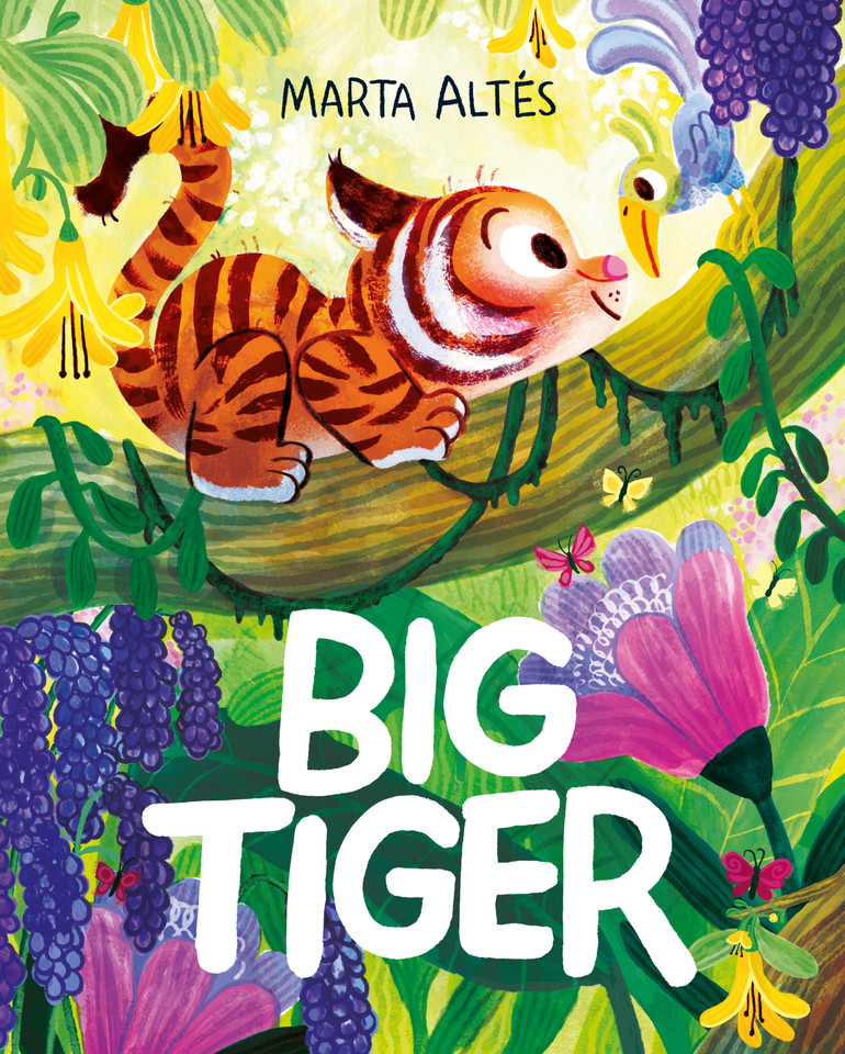 Big Tiger book cover by Marta Altés