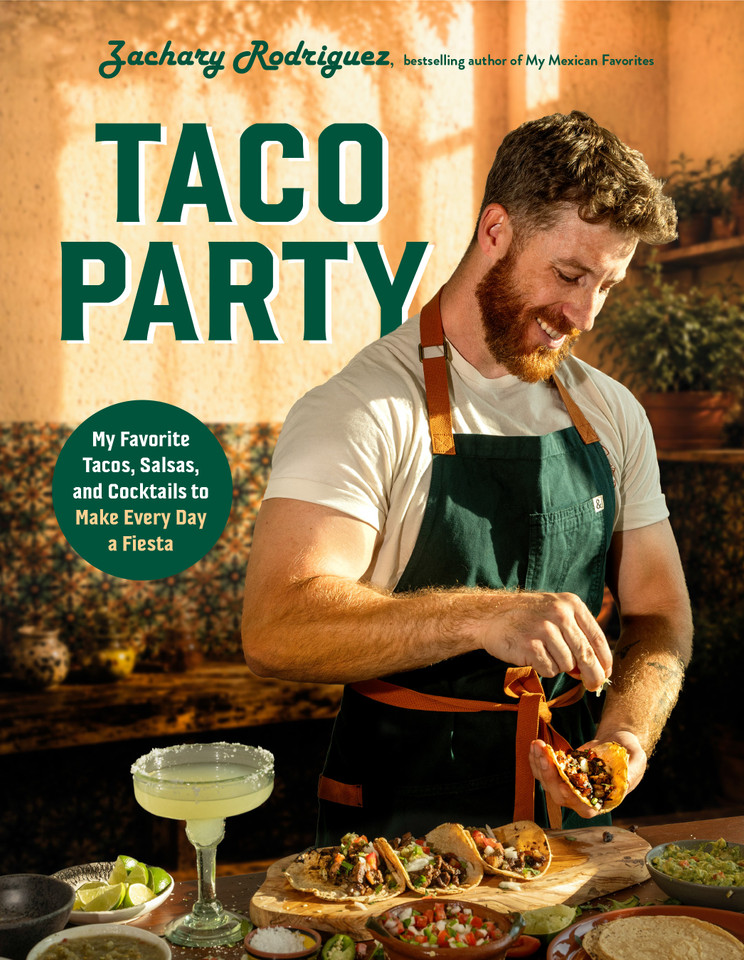 Taco Party: My Favorite Tacos, Salsas, and Cocktails to Make Every Day a Fiesta book cover by Zachary Rodriguez