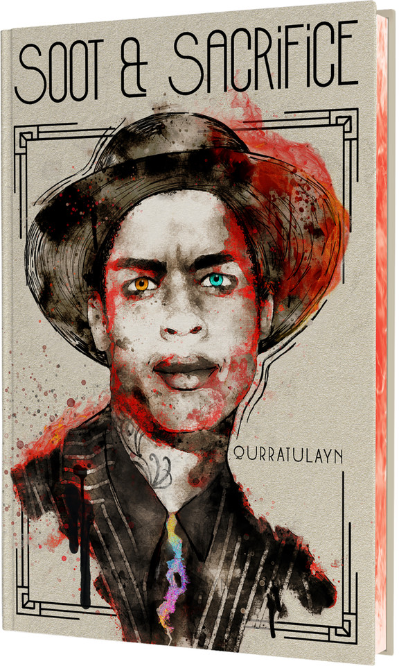 Soot & Sacrifice book cover by Qurratulayn