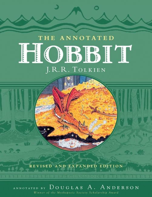 The Annotated Hobbit book cover by Douglas A. Anderson