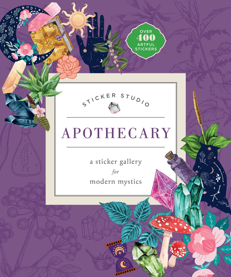 Sticker Studio: Apothecary (Paperback): A Sticker Gallery for Modern Mystics book cover by Chloe Standish
