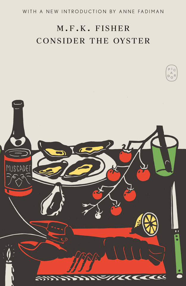 Consider the Oyster book cover by M.F.K. Fisher