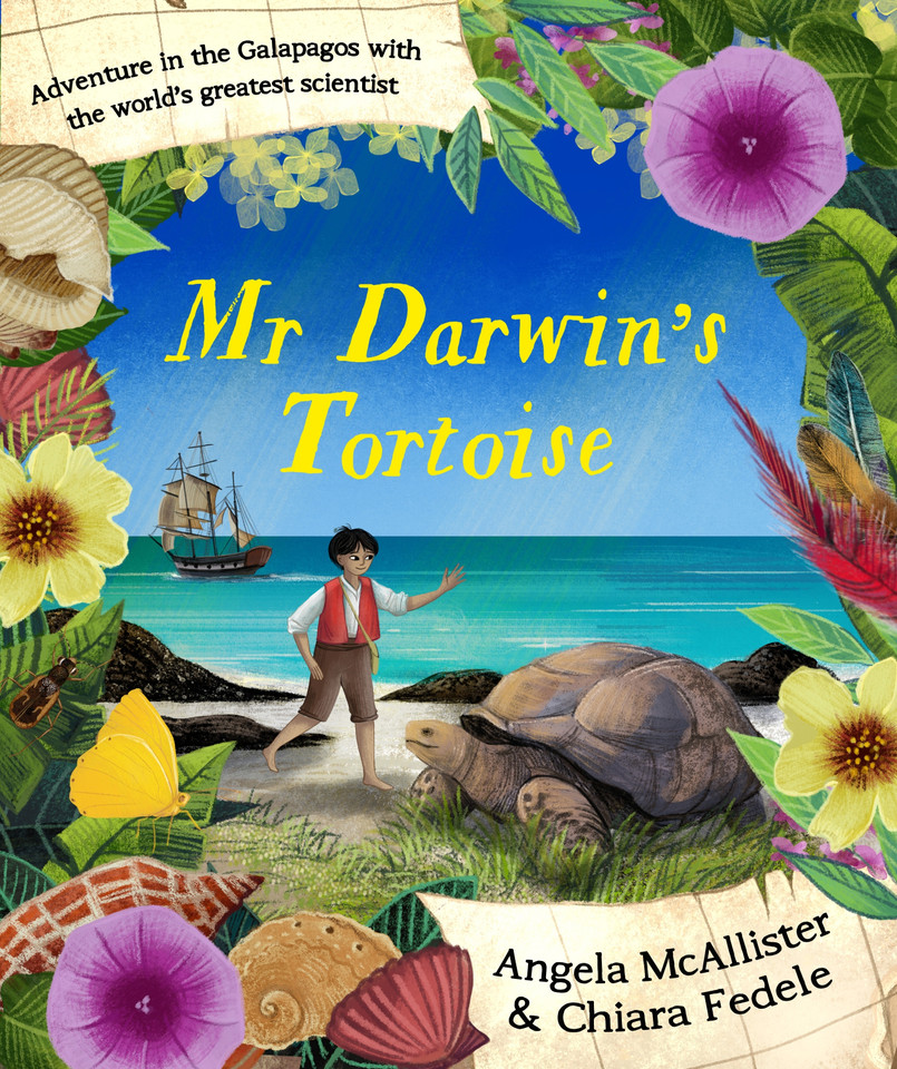 Mr Darwin's Tortoise: Adventure in the Galapagos with the world's greatest scientist book cover by Angela McAllister