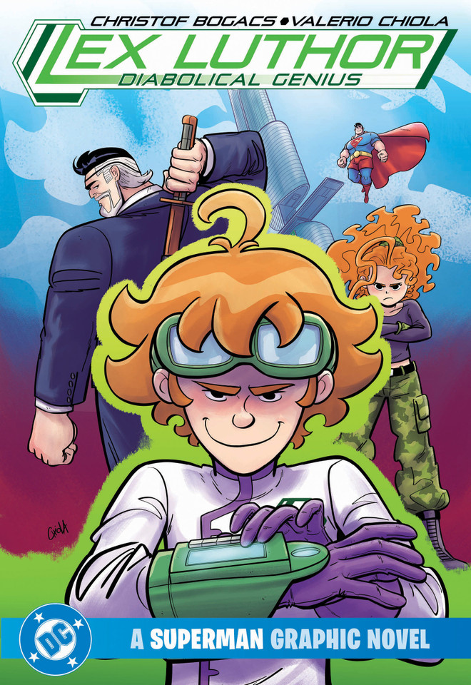 Lex Luthor: Diabolical Genius book cover by Christof Bogacs