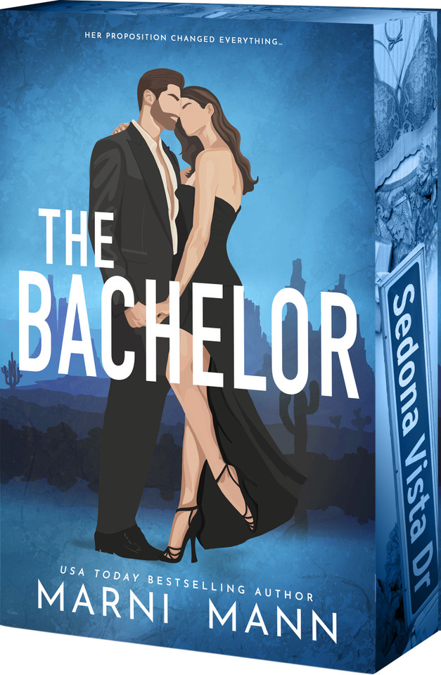 The Bachelor book cover by Marni Mann