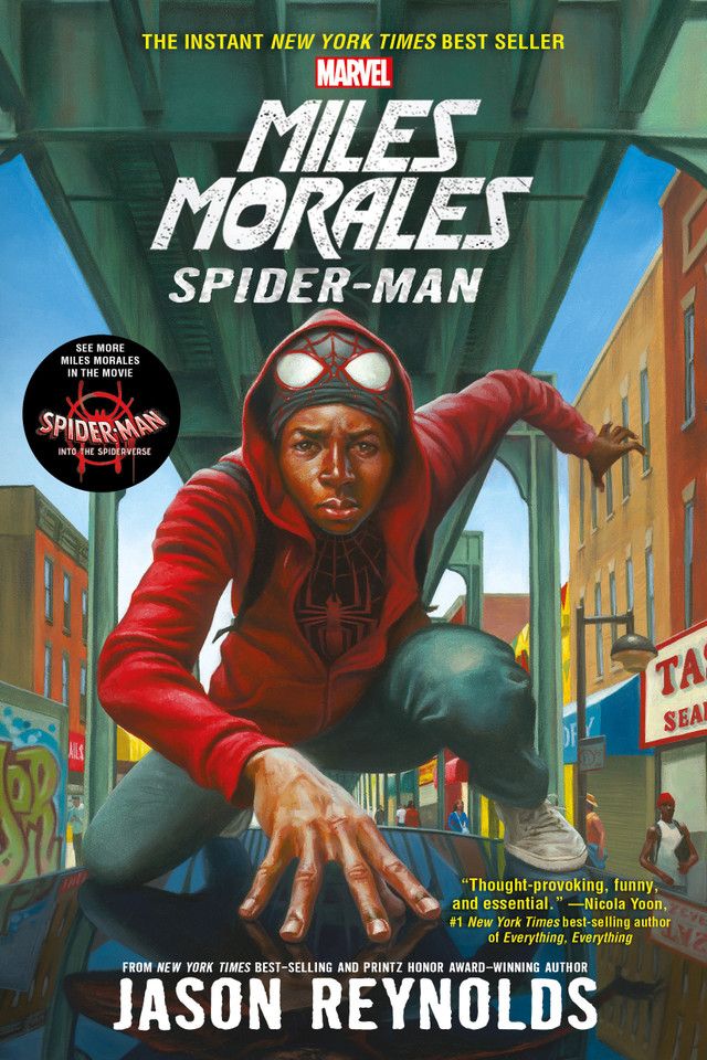 Miles Morales: Spider-Man (A Marvel YA Novel) book cover by Jason Reynolds