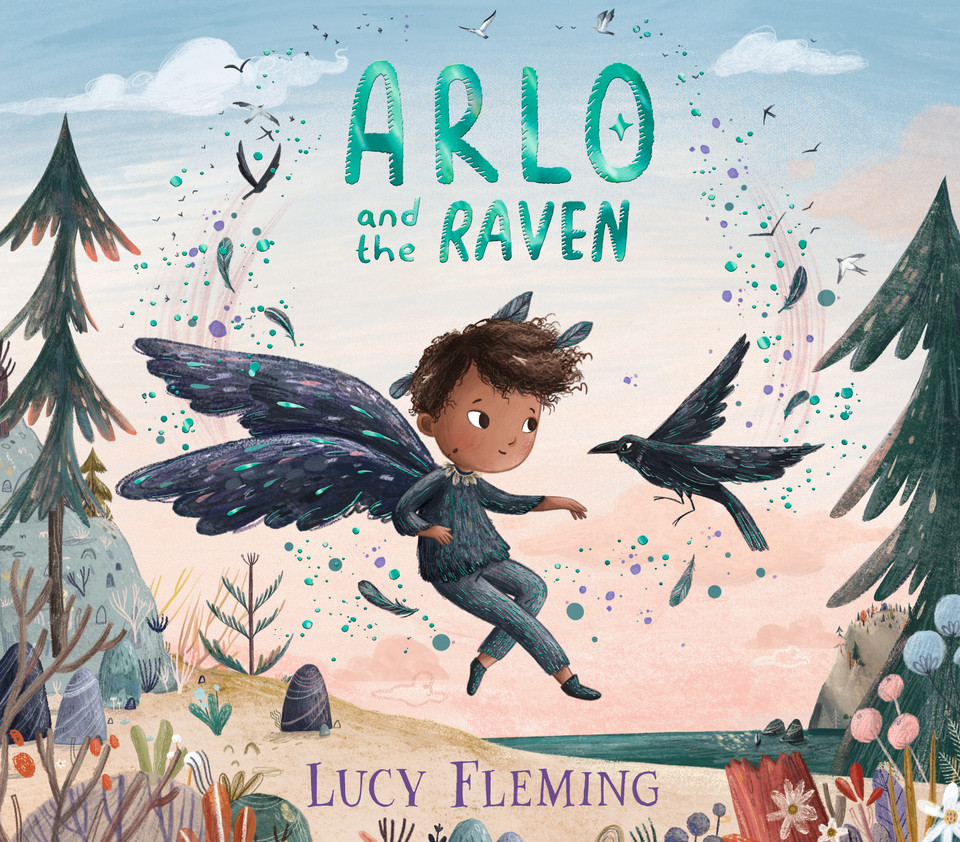Arlo and the Raven book cover by Lucy Fleming
