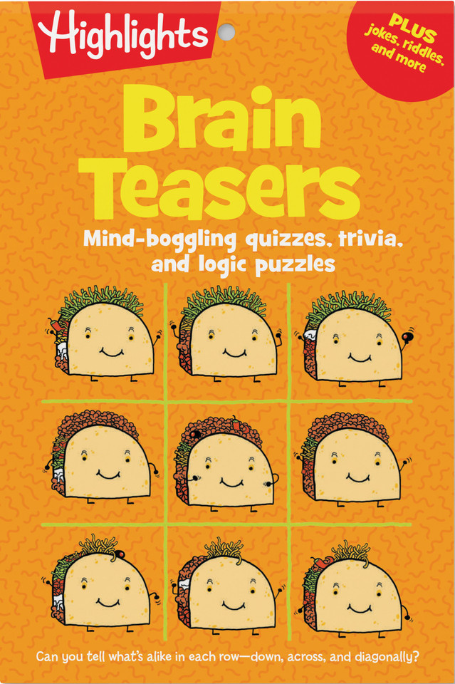 Brain Teasers (Highlights Puzzle Pads) book cover by 