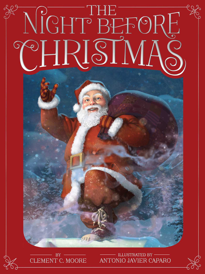 The Night Before Christmas book cover by Clement C. Moore