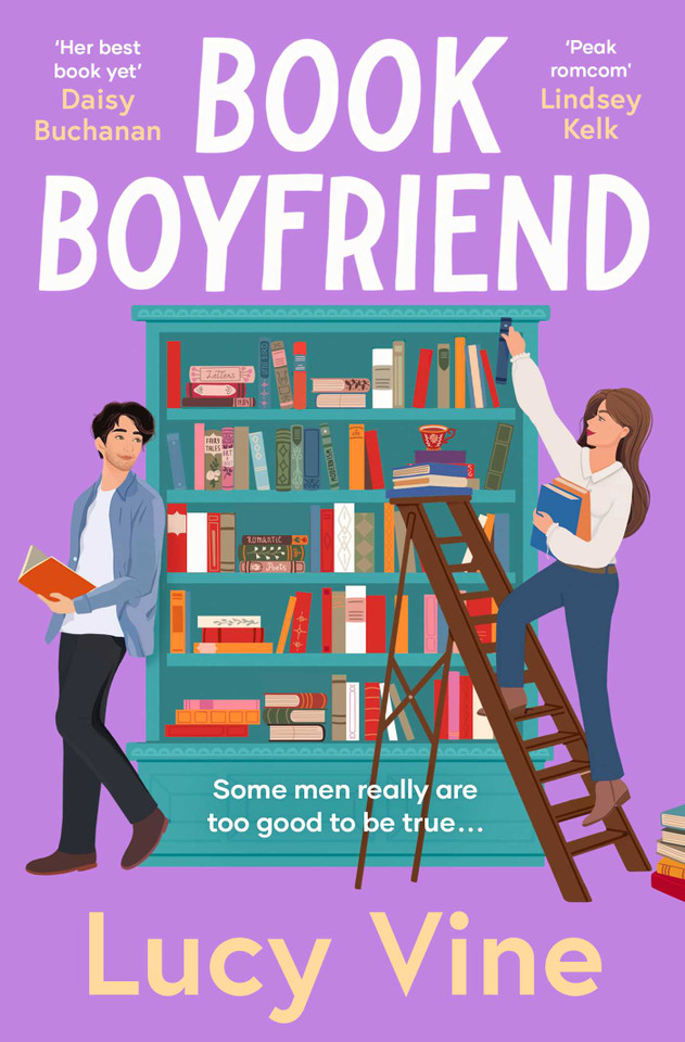 Book Boyfriend: The brand new charming and hilarious romcom from bestselling author book cover by Lucy Vine