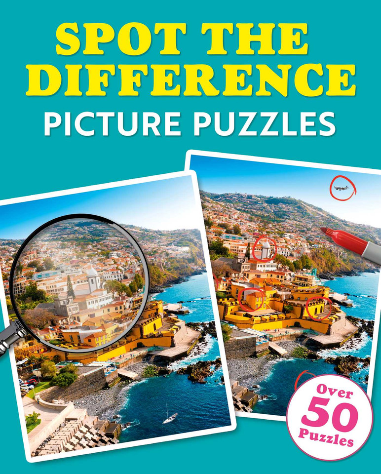 Spot the Difference Picture Puzzles: Over 50 Puzzles book cover by Eric Saunders