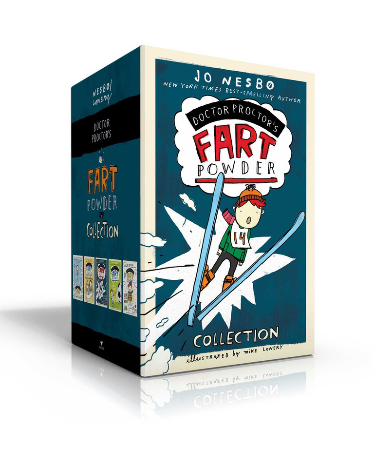 Doctor Proctor's Fart Powder Collection (Boxed Set): Doctor Proctor's Fart Powder; Bubble in the Bathtub; Who Cut the Cheese?; The Magical Fruit; Silent (but Deadly) Night (Doctor Proctor's Fart Powder) book cover by Jo Nesbo