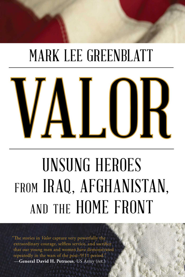 Valor: Unsung Heroes from Iraq, Afghanistan, and the Home Front book cover by Mark Lee Greenblatt