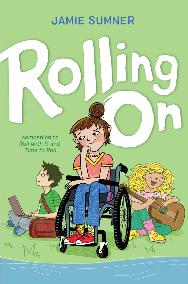 Rolling On (Roll with It) book cover by Jamie Sumner