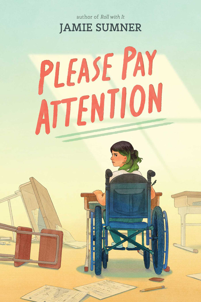 Please Pay Attention book cover by Jamie Sumner