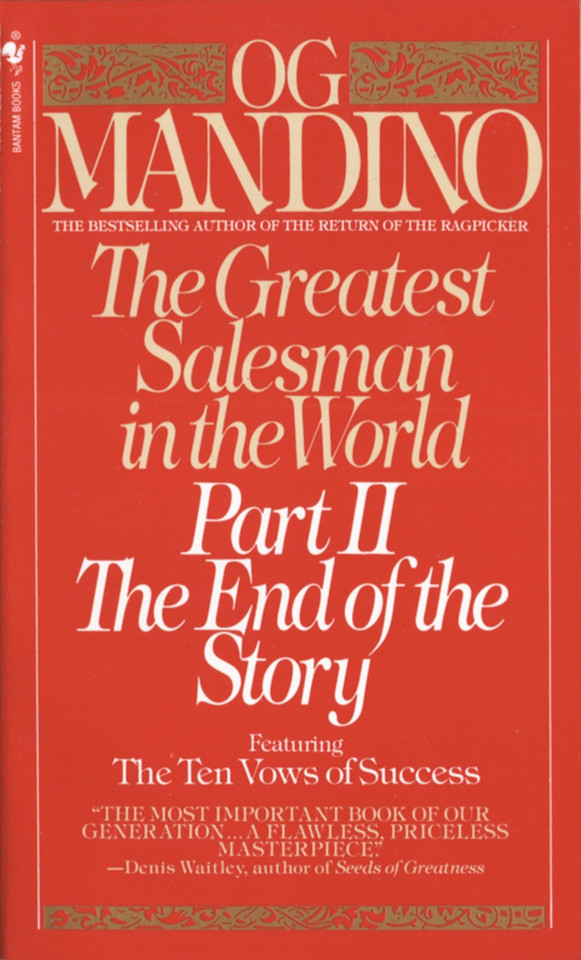 The Greatest Salesman in the World, Part II: The End of the Story (The Greatest Salesman in the World) book cover by Og Mandino