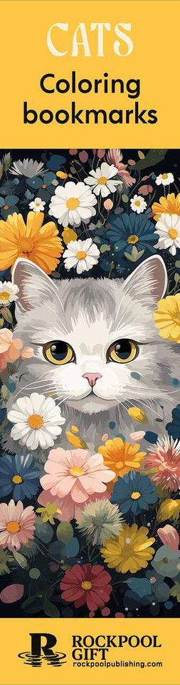 Cats Coloring Bookmarks (Rockpool Coloring Bookmarks) book cover by 