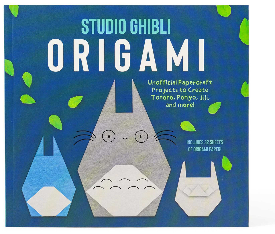 Studio Ghibli Origami: Unofficial Papercraft Projects to Create Totoro, Ponyo, Jiji, and more! (Origami Books) book cover by Insight Editions