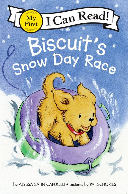 Biscuit’s Snow Day Race: A Winter and Holiday Book for Kids (My First I Can Read) book cover by Alyssa Satin Capucilli