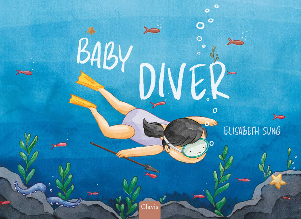 Baby Diver book cover by Elisabeth Sung