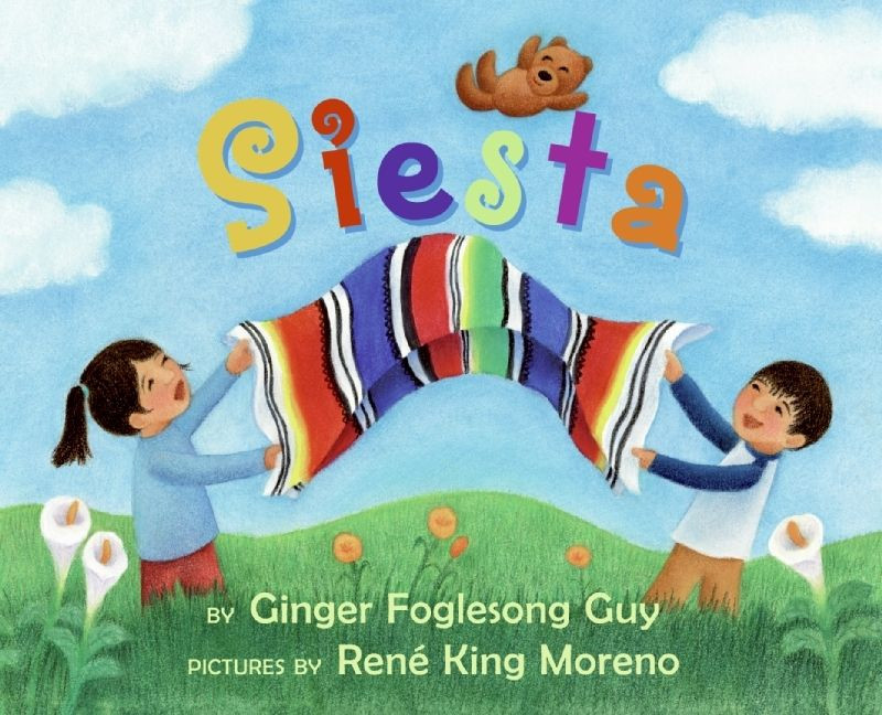 Siesta: Bilingual English-Spanish book cover by Ginger Foglesong Guy