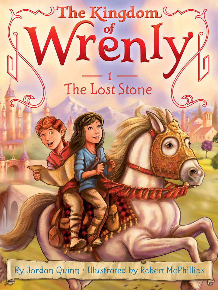 The Lost Stone (The Kingdom of Wrenly) book cover by Jordan Quinn