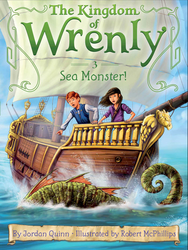 Sea Monster! (The Kingdom of Wrenly) book cover by Jordan Quinn