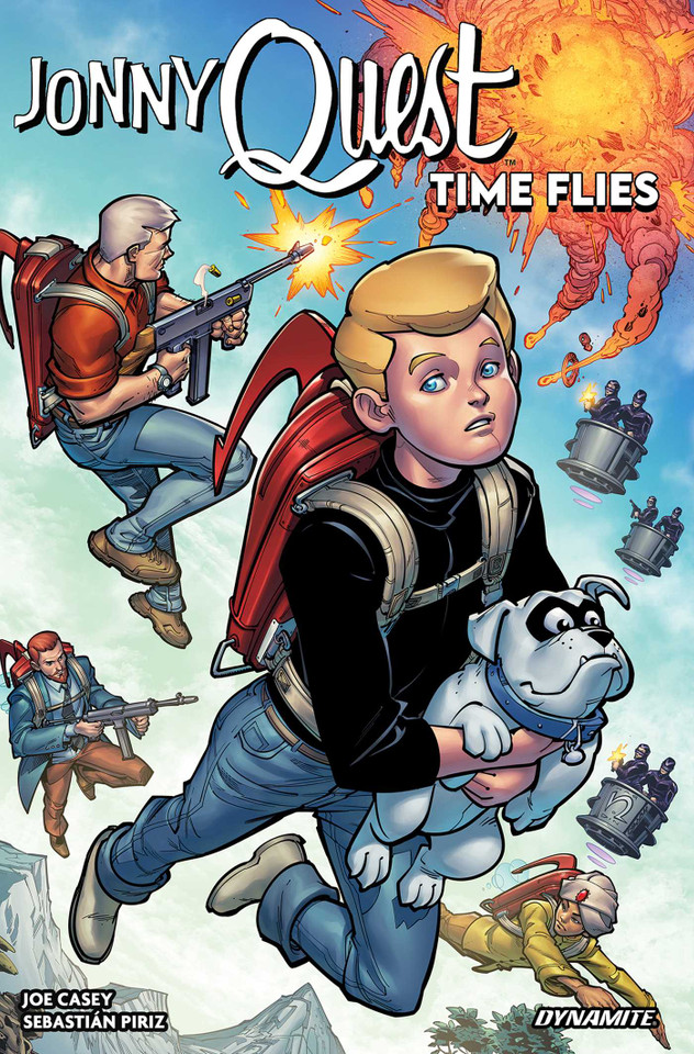 Jonny Quest Volume 1: Time Flies book cover by Joe Casey