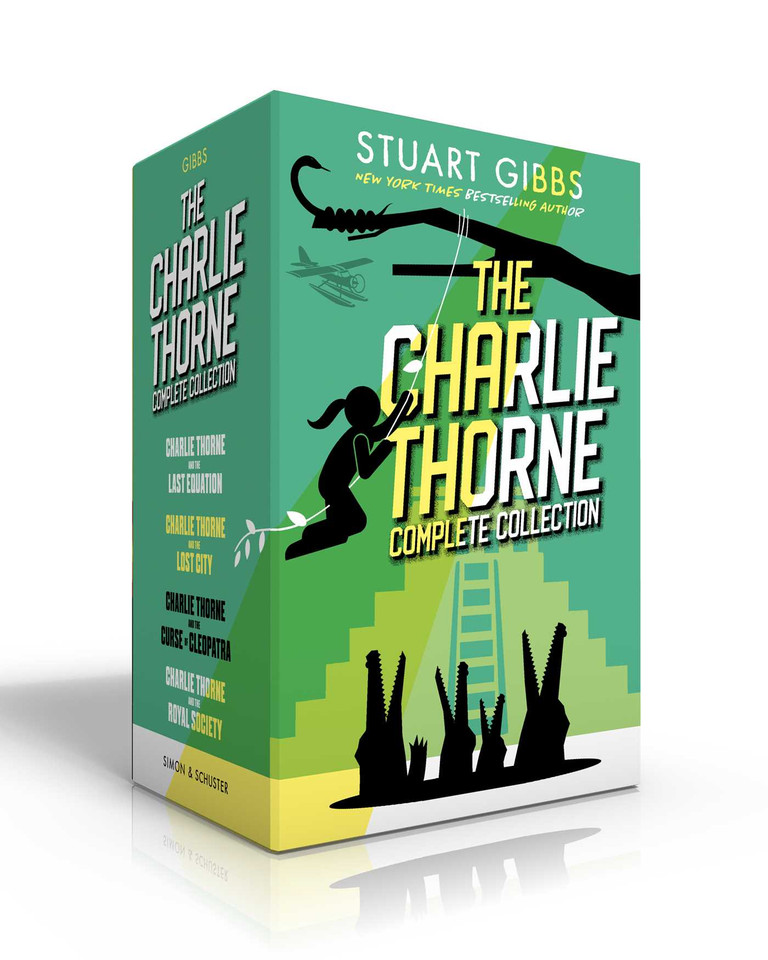 The Charlie Thorne Complete Collection (Boxed Set): Charlie Thorne and the Last Equation;  Charlie Thorne and the Lost City; Charlie Thorne and the Curse of Cleopatra; Charlie Thorne and the Royal Society (Charlie Thorne) book cover by Stuart Gibbs