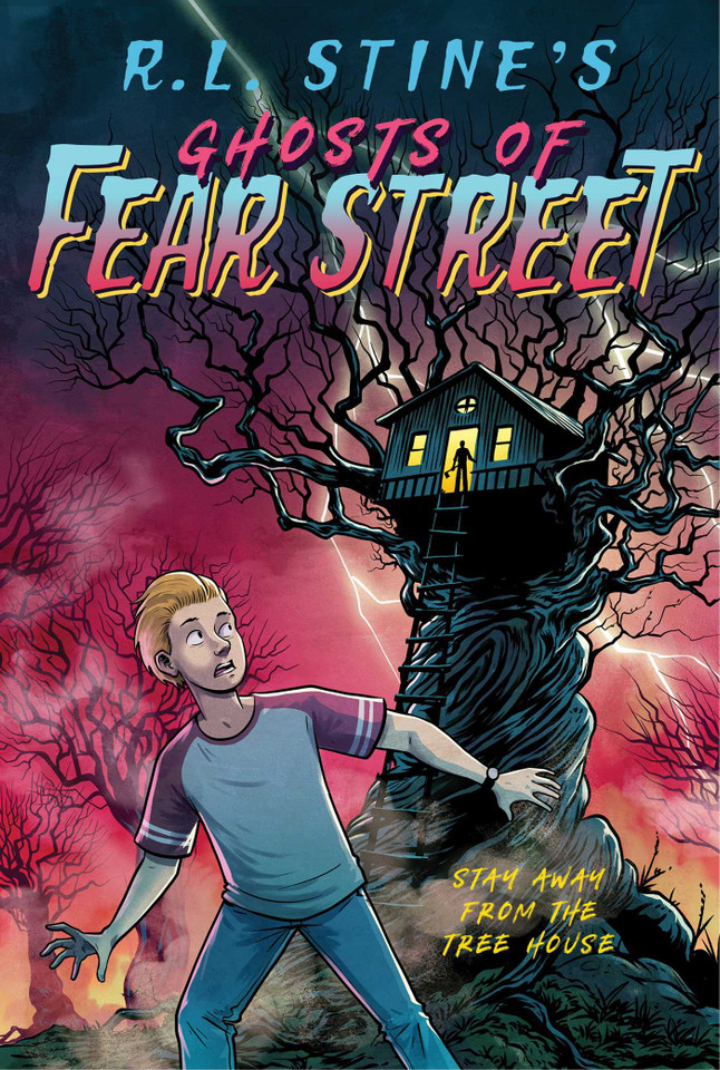 Stay Away from the Tree House (Ghosts of Fear Street) book cover by R.L. Stine