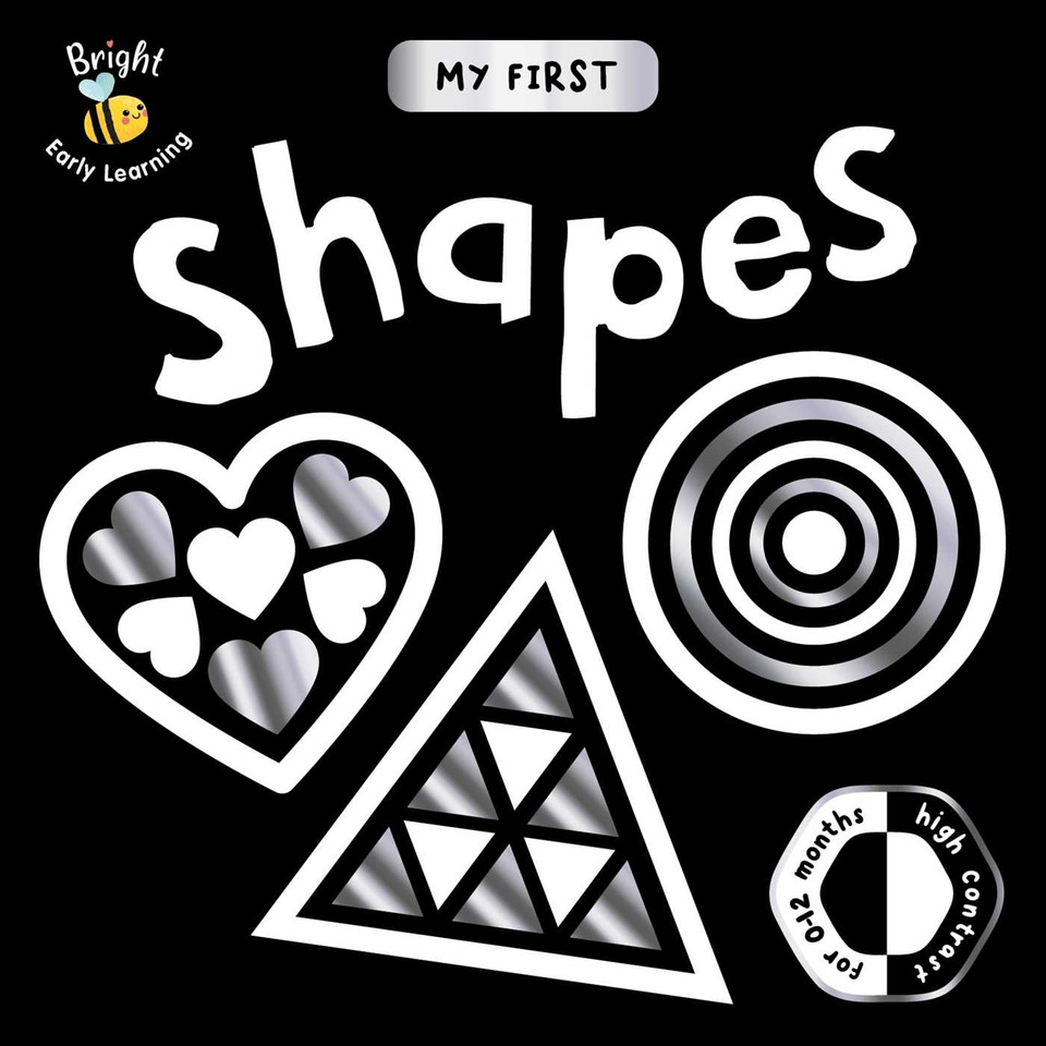 My First Shapes: a High-Contrast First Concepts Book for 0-12 Month Olds book cover by IglooBooks