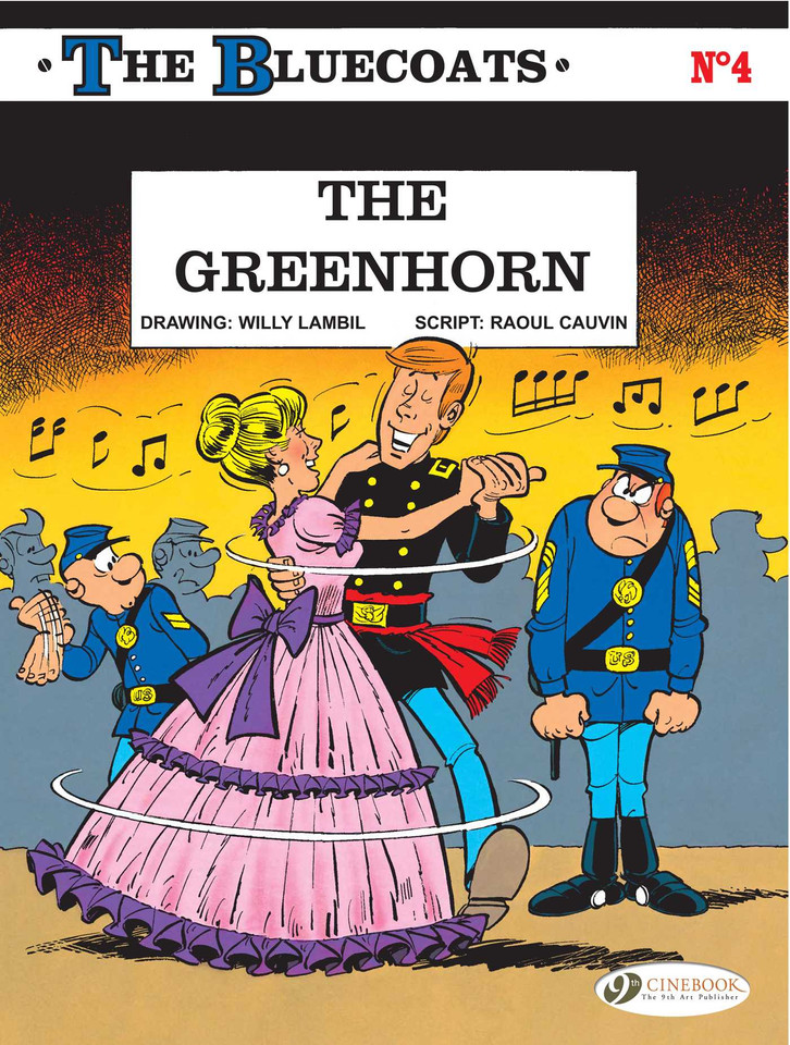 The Greenhorn (The Bluecoats) book cover by Raoul Cauvin
