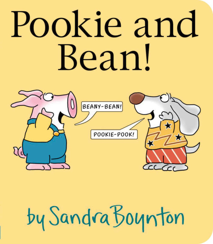 Pookie and Bean! (Little Pookie) book cover by Sandra Boynton