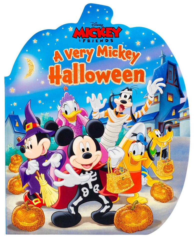 Disney Mickey & Friends: A Very Mickey Halloween (Shaped Board Books) book cover by Dienesa Le