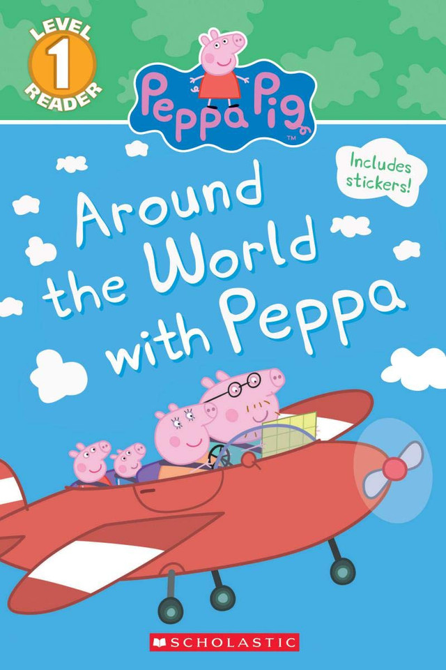 Around the World with Peppa - Cover Around the World with Peppa - Cover