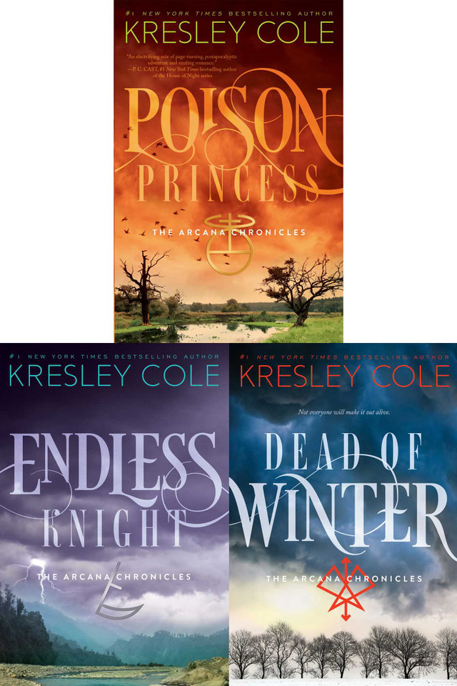 The Arcana Chronicles Collected Set: Poison Princess; Endless Knight; Dead of Winter (The Arcana Chronicles) book cover by Kresley Cole