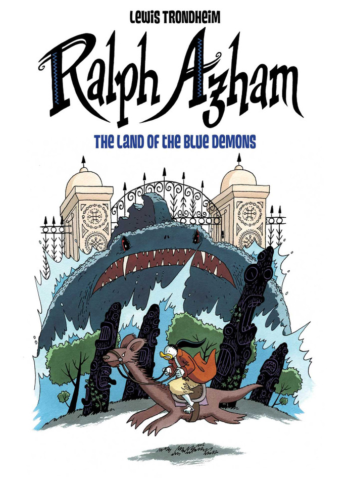 Ralph Azham Vol. 2: The Land of the Blue Demons (Ralph Azham) book cover by Lewis Trondheim