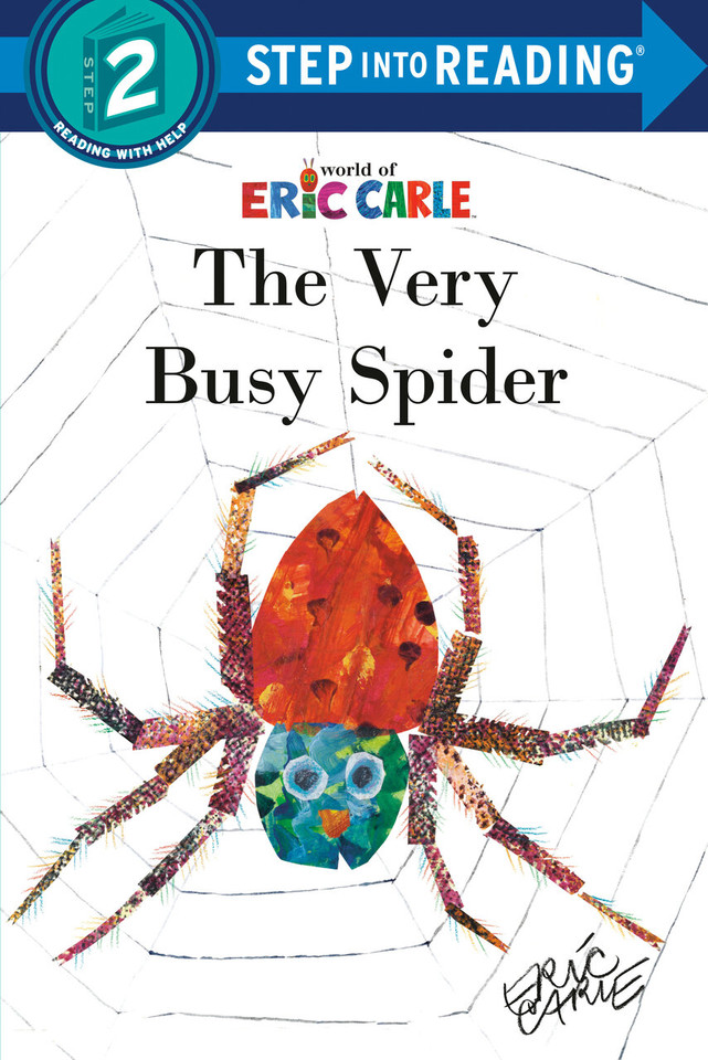 The Very Busy Spider (Step into Reading, Step 2) book cover by Eric Carle